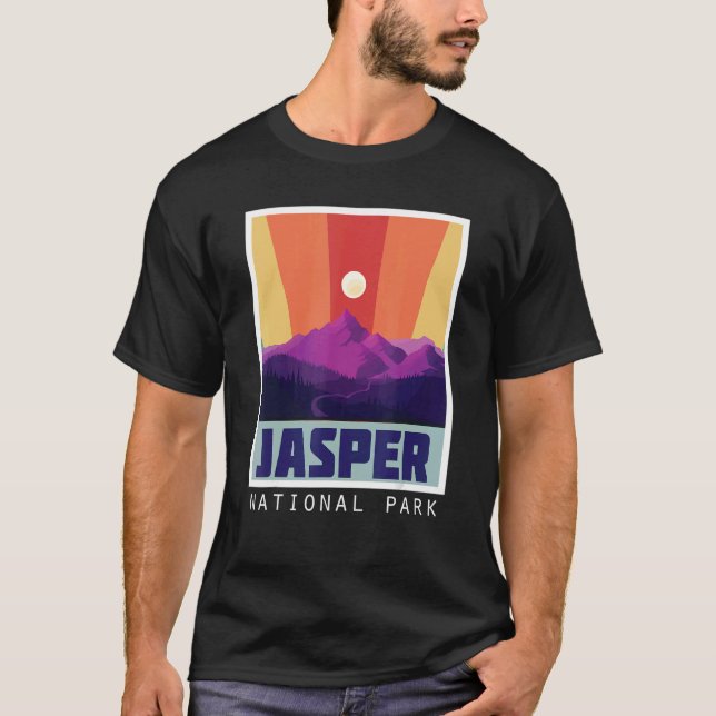 Camiseta Jasper Icefields Parkway National Park Canada Albe (Frente)