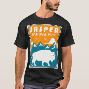 Camiseta Jasper National Park Bison Canadá