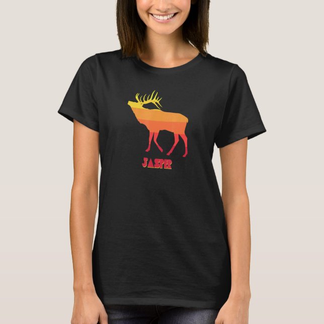 Camiseta Jasper National Park Elk (Frente)
