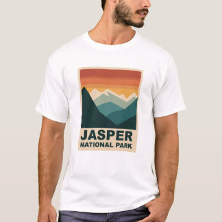 Camiseta Jasper National Park Minimalist Outdoor Design