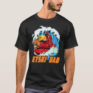 Camiseta Jato de água Jetski, Pai Dia de os pais Jetski Rid