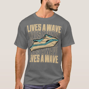 Camiseta Jato divertido Presente para o Esporte da Água Sob