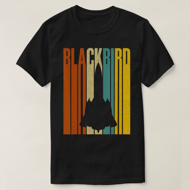 Camiseta Jato Militar SR71 Blackbird (Frente do Design)