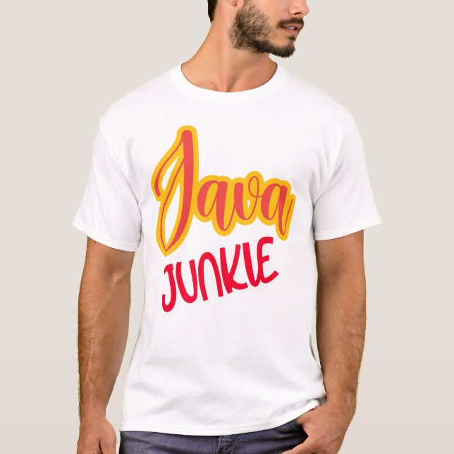 Camiseta Java Junkie (Frente)