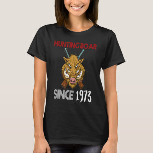 Camiseta Javali de caça desde 1973