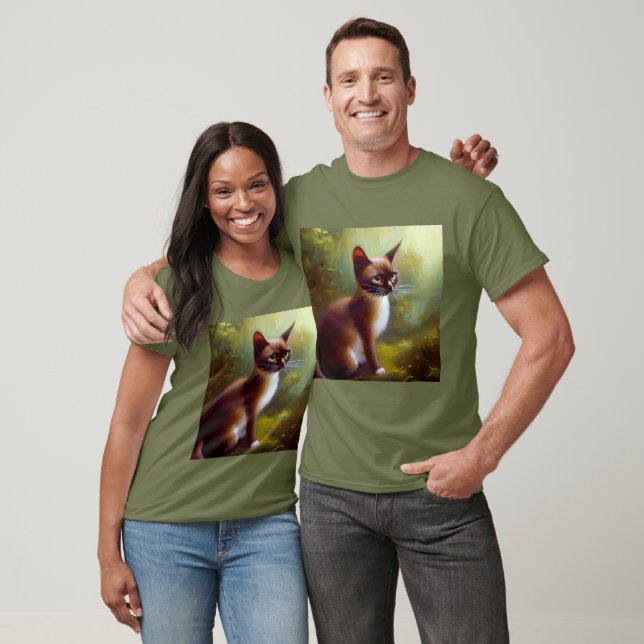 Camiseta Javanese Cat (Unissex)