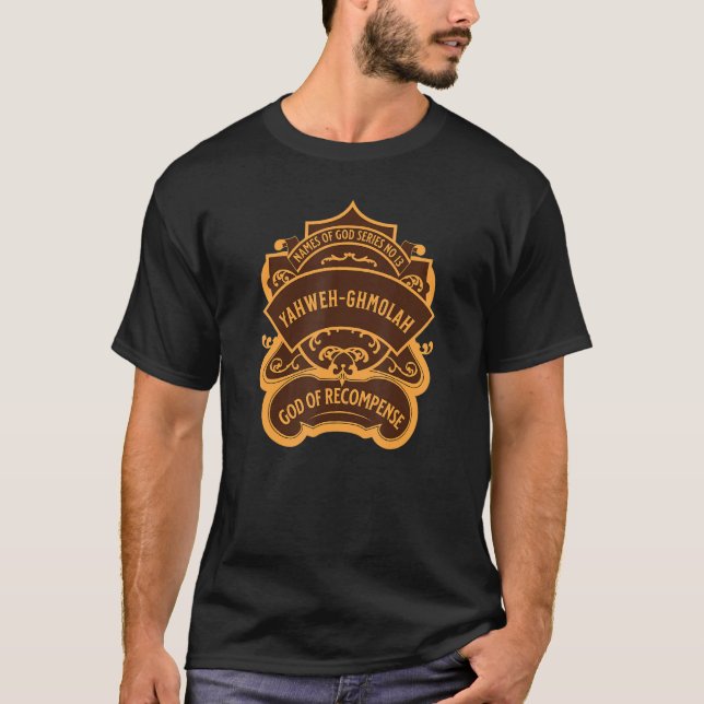 Camiseta Javé Ghmolah O Deus da Recompensa (Frente)