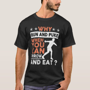 Camiseta Javelin Discus Thrower Sport Piada Atleta Hammer C