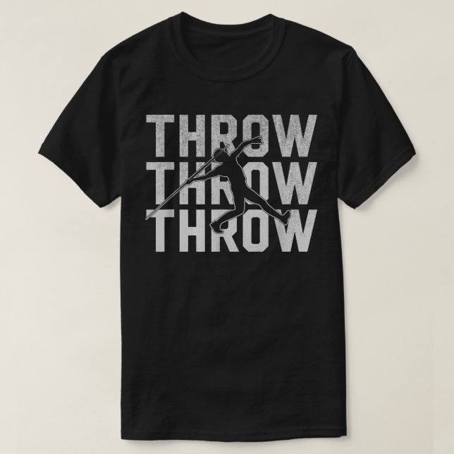 Camiseta Javelin Throw Sports Thrower Athlete Track (Frente do Design)