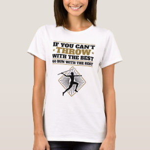 Camiseta Javelin Thrower Funny Throw com o Melhor