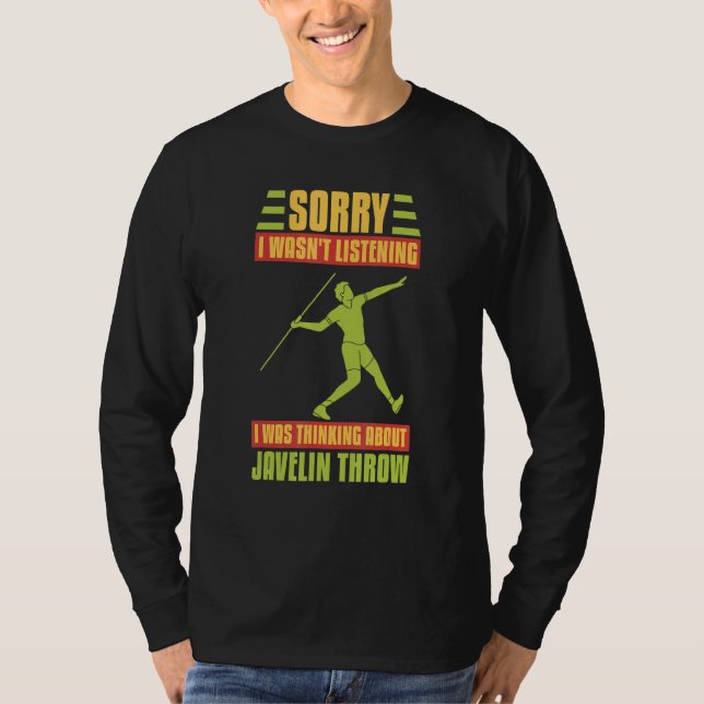 Camiseta Javelin Throwing Track And Field Spear Thrower Tra (Frente)