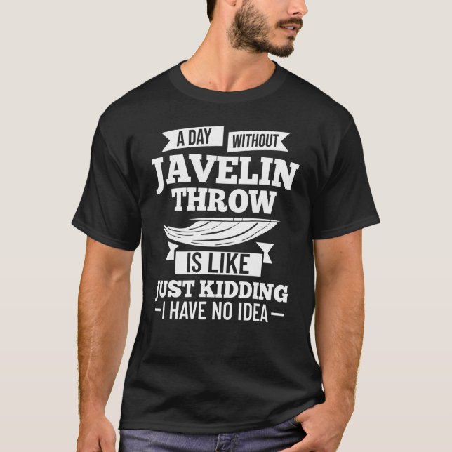 Camiseta Javelin Throwing Track And Field Spear Thrower Tra (Frente)