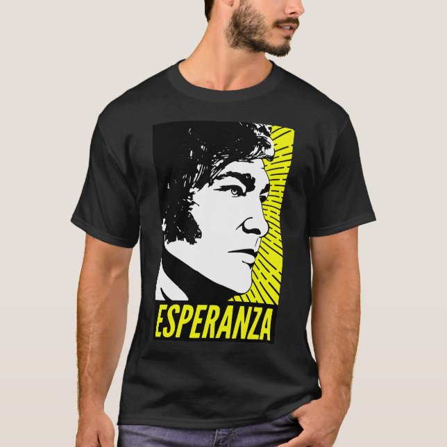Camiseta Javier Milei Esperanza Poster (Frente)