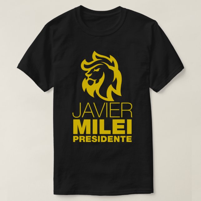 Camiseta Javier Milei Presidente (Frente do Design)