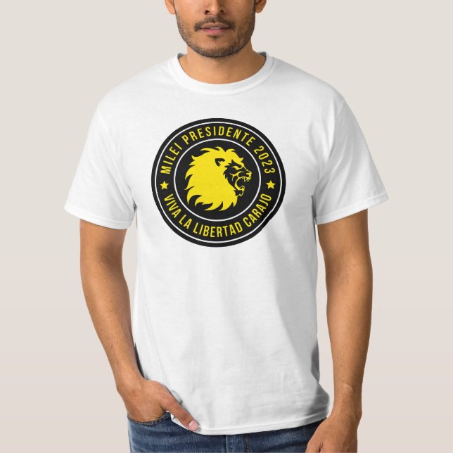Camiseta Javier Milei Presidente 2023 Elección Remera (Frente)