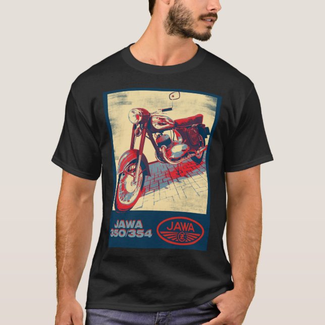 Camiseta JAWA 350, 354 - 1956 Classic T-Shirt (Frente)