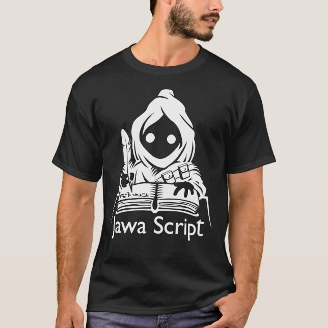 Camiseta Jawa script Classic T-Shirt (Frente)