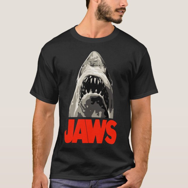 Camiseta JAWS - Excelente White Shark Sticker (Frente)