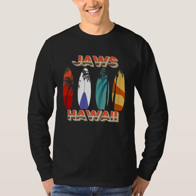 Camiseta Jaws Hawaii - Conselho Retro Premium (Frente)