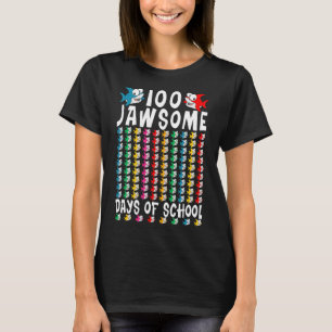 Camiseta Jawsome Days Of School Shark 100th Day Of School T