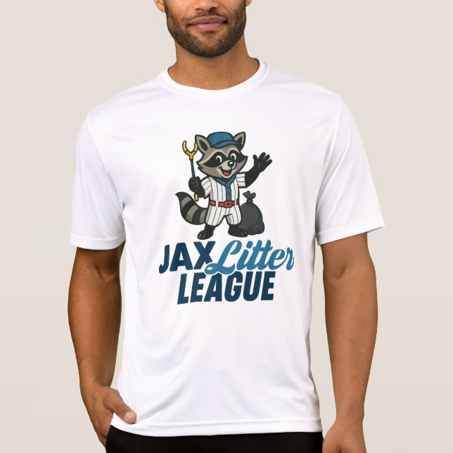 Camiseta Jax Litter League Sport-Tek T-Shirt (Frente)