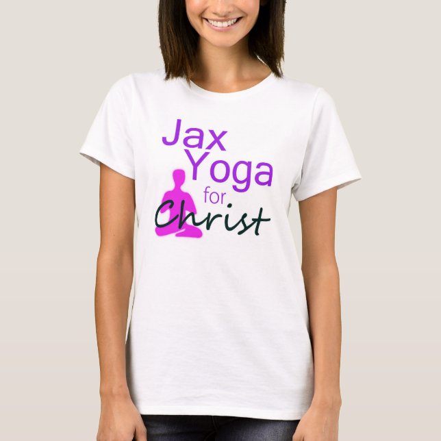 Camiseta Jax Yoga para o Cristo (Frente)