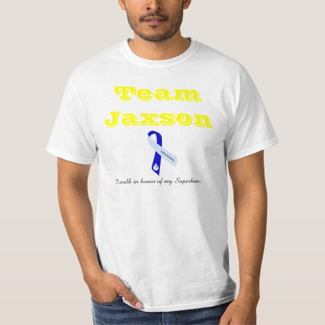 Camiseta jaxson da equipe (Frente)