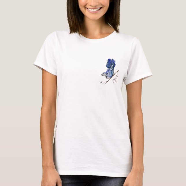Camiseta Jay azul-marinho (Frente)