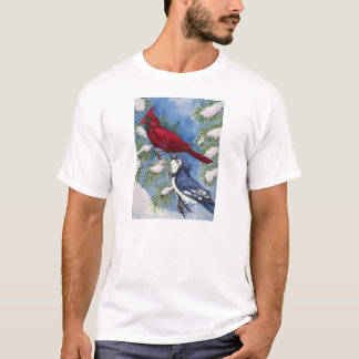 Camiseta Jay cardinal & azul por Toni Donelow Stewart