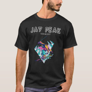 Camiseta Jay Peak Vermont Retro Skier