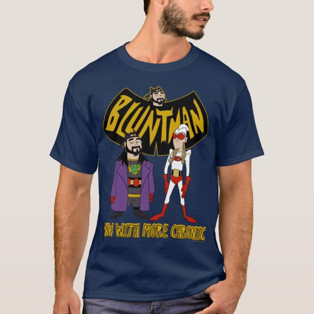 Camiseta Jay Silent Bob Bluntman Now With More Chronic Post (Frente)