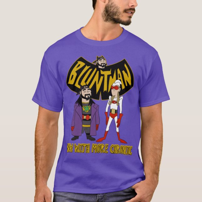 Camiseta Jay Silent Bob Bluntman Now With More Chronic Post (Frente)