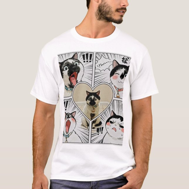 CAMISETA JAY  THE TUXEDO CAT (Frente)