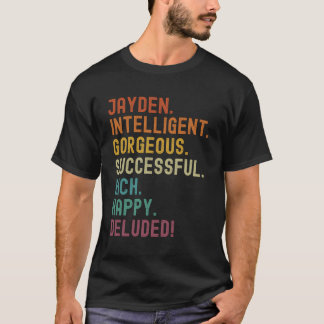 Camiseta Jayden Deluded Sarcastic Funny Jayden