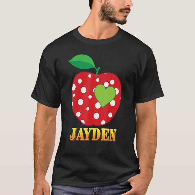 Camiseta Jayden Love School Back To School Boy Student (Frente)