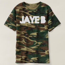 Camiseta JAYE B "JAYE B/NAZZY" CAMO T-Shirt