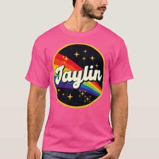Camiseta Jaylin Rainbow No Space Vintage Style