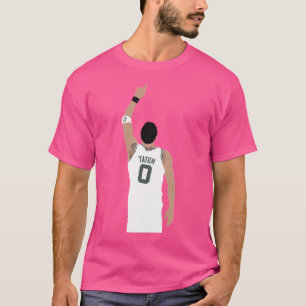 Camiseta Jayson Tatum Apontando (Branco)