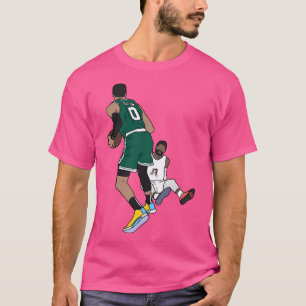 Camiseta Jayson Tatum atravessa Paul George