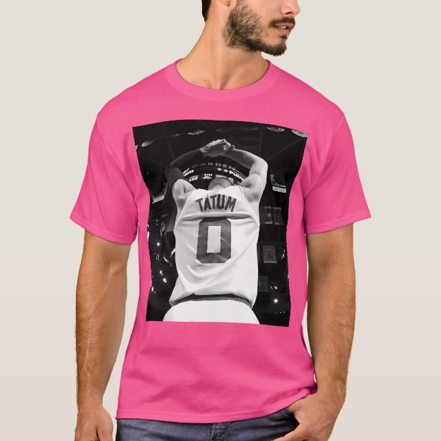 Camiseta Jayson Tatum - Branco Negro (Frente)