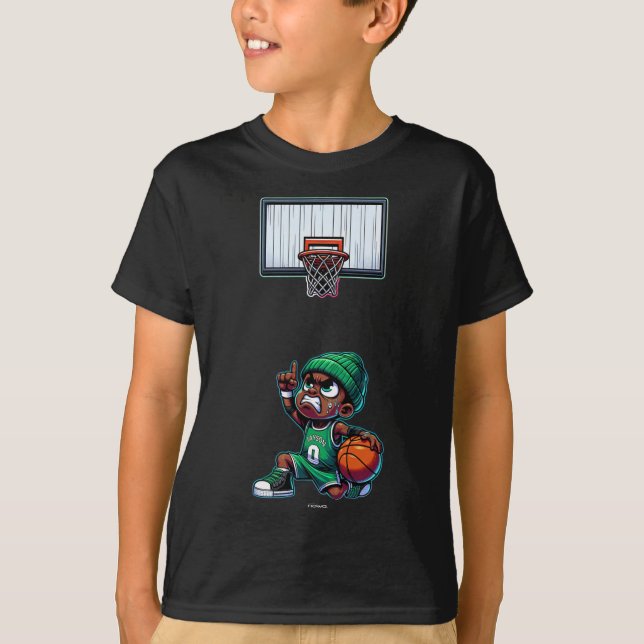 Camiseta Jaysonzinho confiante e motivado com touca  (Frente)