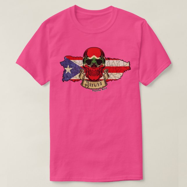 Camiseta Jayuya Isla de Porto Rico (Frente do Design)