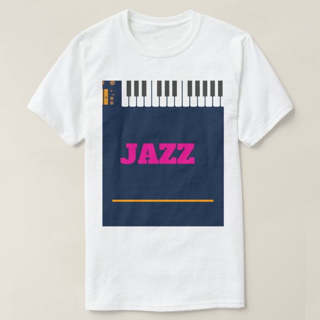 Camiseta jazz (Frente do Design)