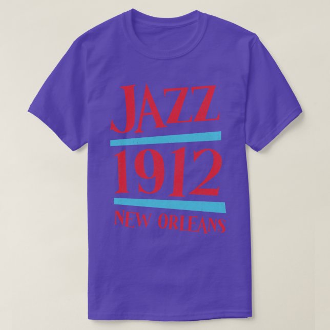 Camiseta Jazz 1912 Vintage (Frente do Design)