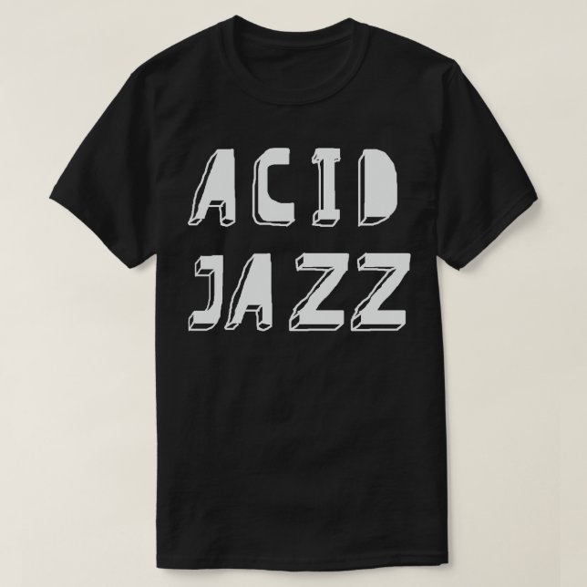 Camiseta jazz ácido (Frente do Design)