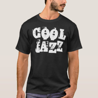 Camiseta Jazz aflora design de logotipo em negrito.