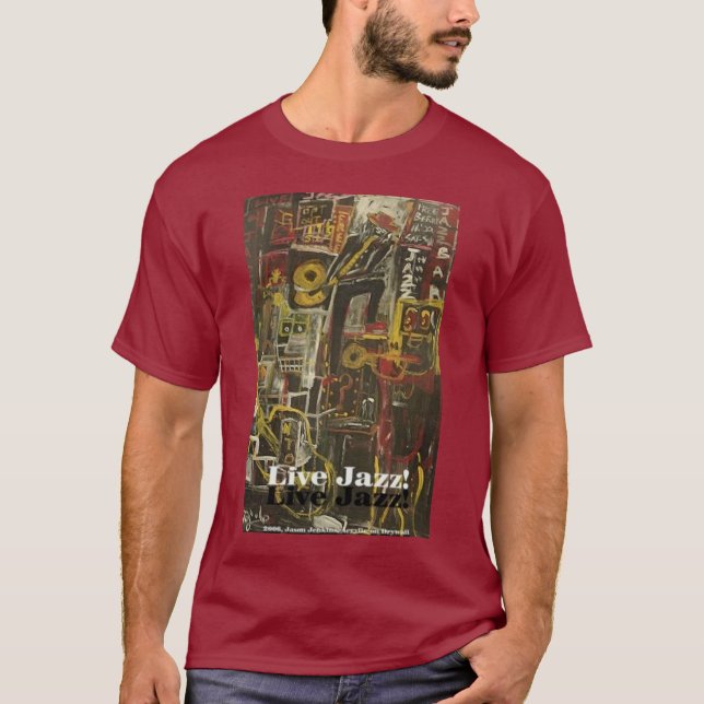 CAMISETA JAZZ AO VIVO (Frente)
