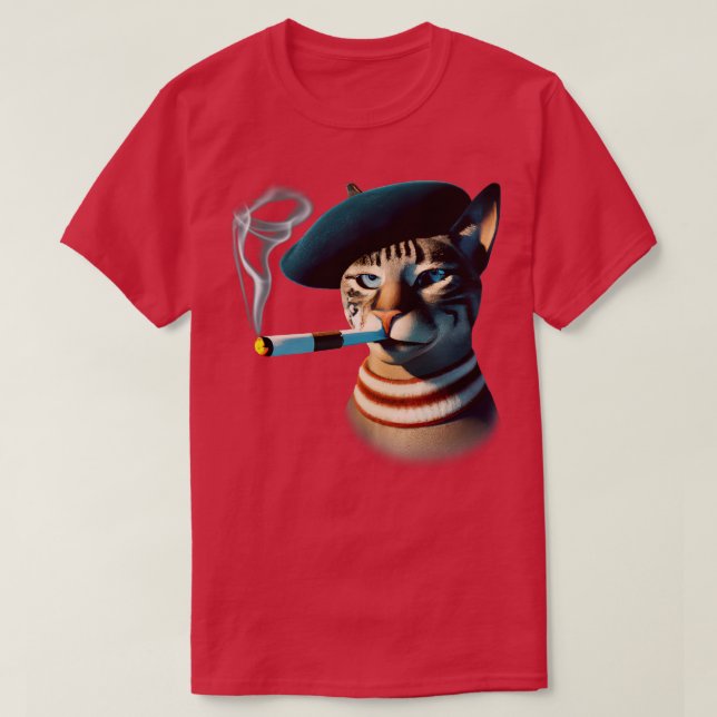 Camiseta Jazz Cat (Frente do Design)