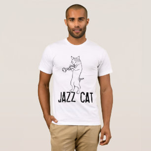 Camiseta JAZZ CAT dad T-shirts t-shirt