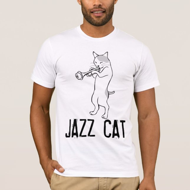 Camiseta JAZZ CAT T-shirts (Frente)